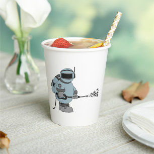 Astronaut Pressure Wash Paper Cups