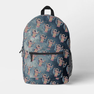 Astronaut Printed Backpack