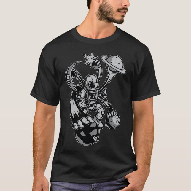 Astronaut Proactive Vest T-Shirt (Front)