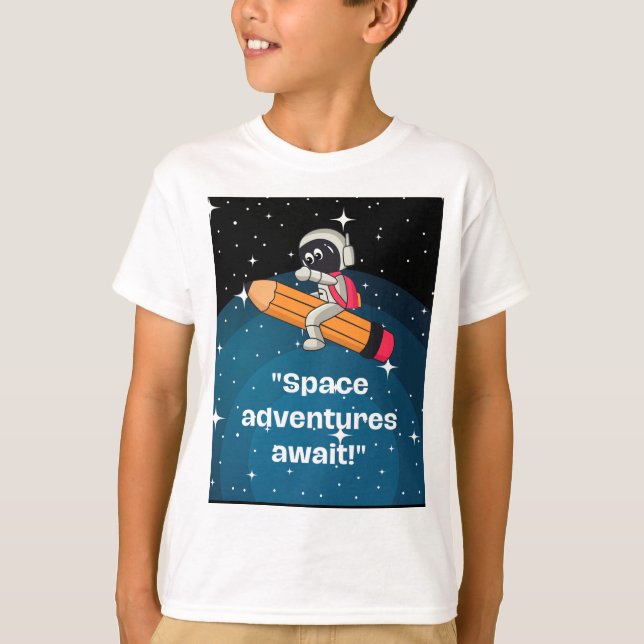 astronaut quotes T-Shirt (Front)