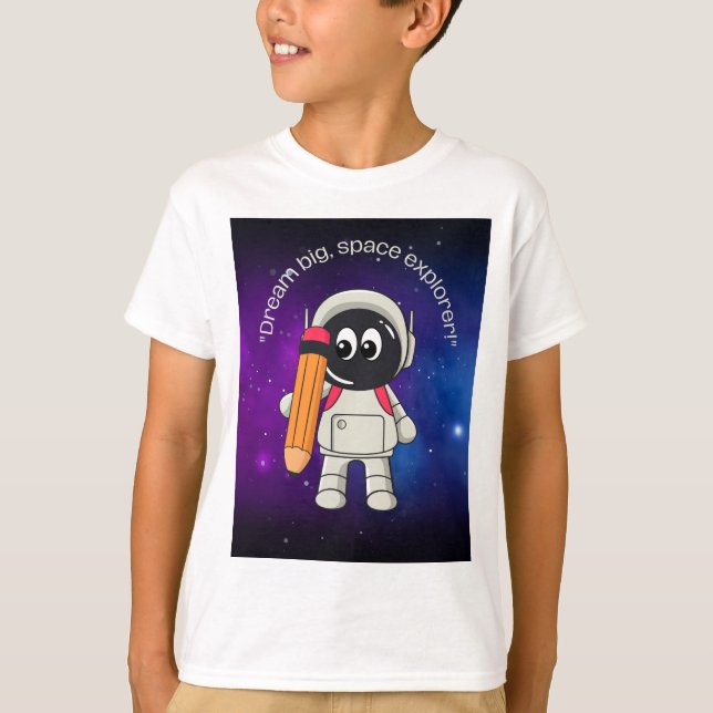 astronaut quotes T-Shirt (Front)