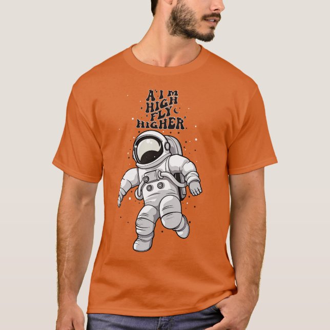 Astronaut Quotes T-Shirt (Front)