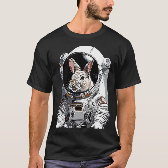 Astronaut Rabbit T-Shirt (Front)