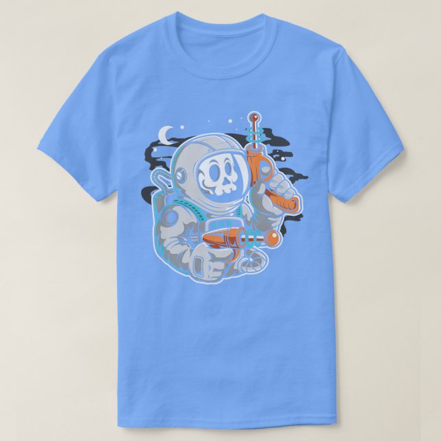 ASTRONAUT RAY GUN T-Shirt (Design Front)