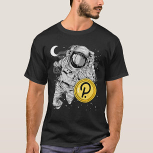 Astronaut Reaching Polkadot DOT Coin To The Moon C T-Shirt