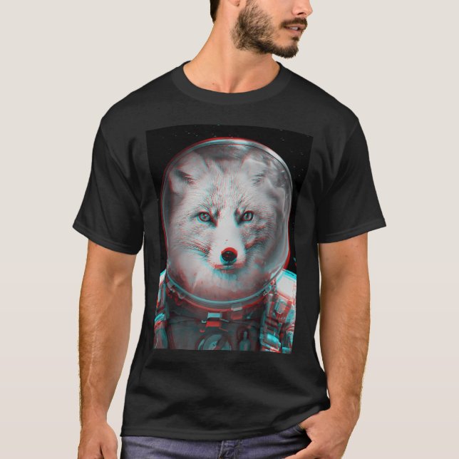 Astronaut Red Fox T-Shirt (Front)