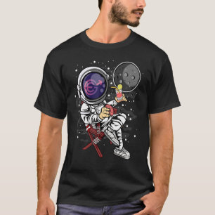 Astronaut Retirement Evergrow Egc Coin To The Moon T-Shirt