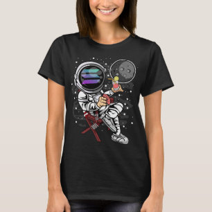 Astronaut Retirement Solana SOL Crypto Coin HODL T-Shirt
