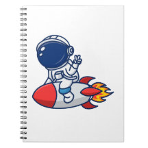 Astronaut Ride A Rocket