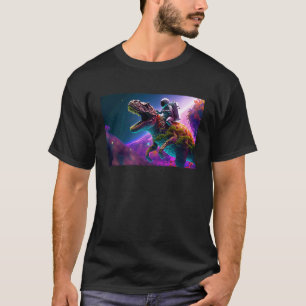Astronaut riding Tyrannosaurus Rex T-Shirt