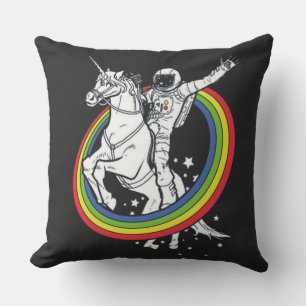 Astronaut Riding Unicorn Cushion