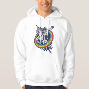 Astronaut Riding Unicorn Hoodie