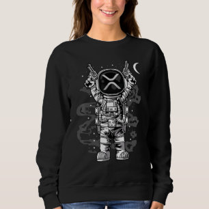 Astronaut Ripple Xrp Coin To The Moon Crypto Token Sweatshirt