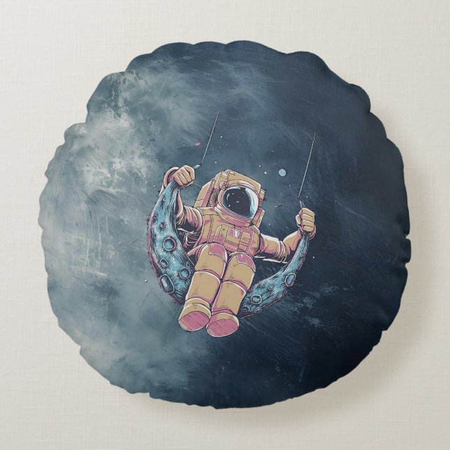 Astronaut Round Cushion (Front)