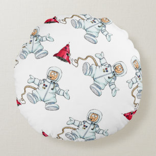 astronaut round cushion