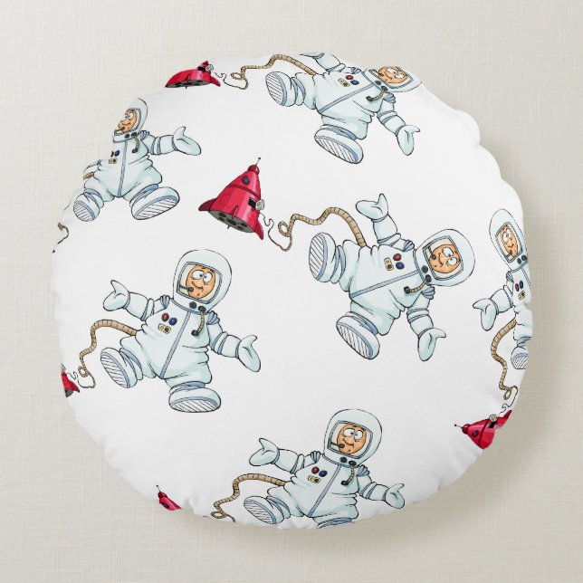 astronaut round cushion (Front)