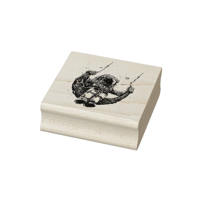 Astronaut Rubber Stamp (Stamp)