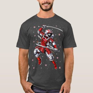 Astronaut Samurai Warrior T-Shirt