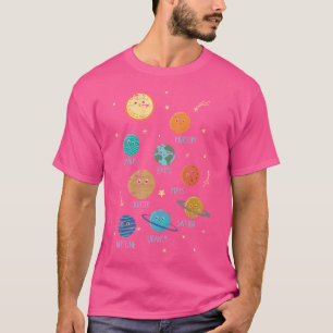 Astronaut Science Cosmos Solar Planetary Astronomy T-Shirt