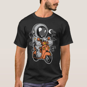 Astronaut Scooter - Funny Outer Space Lovers T-Shirt