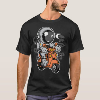 Astronaut Scooter - Funny Outer Space Lovers T-Shirt