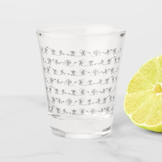 Astronaut Shot Glass (Front)
