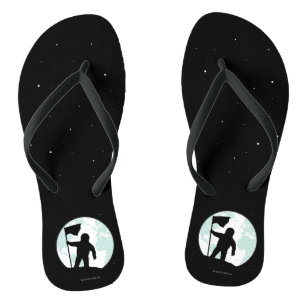 Astronaut Silhouette Jandals