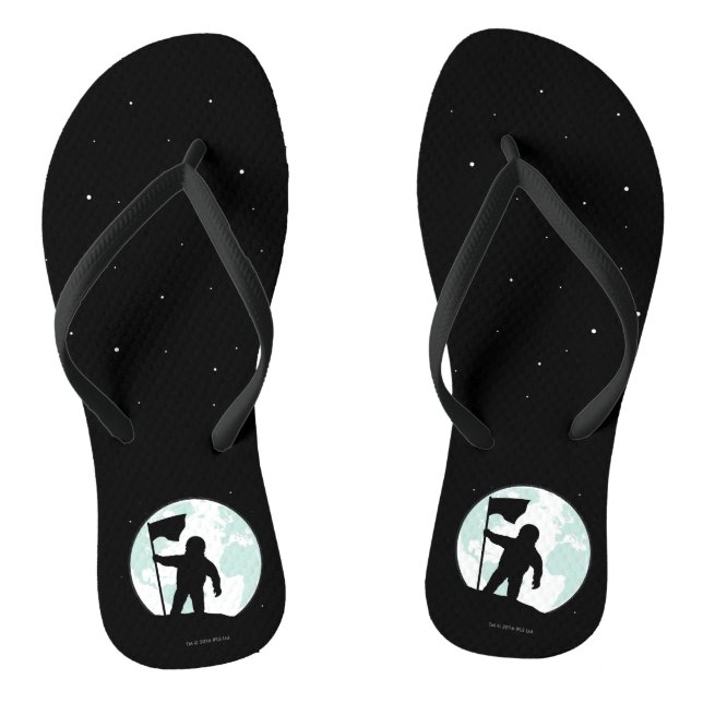 Astronaut Silhouette Jandals (Footbed)