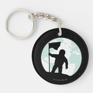 Astronaut Silhouette Key Ring