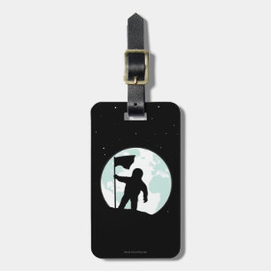 Astronaut Silhouette Luggage Tag