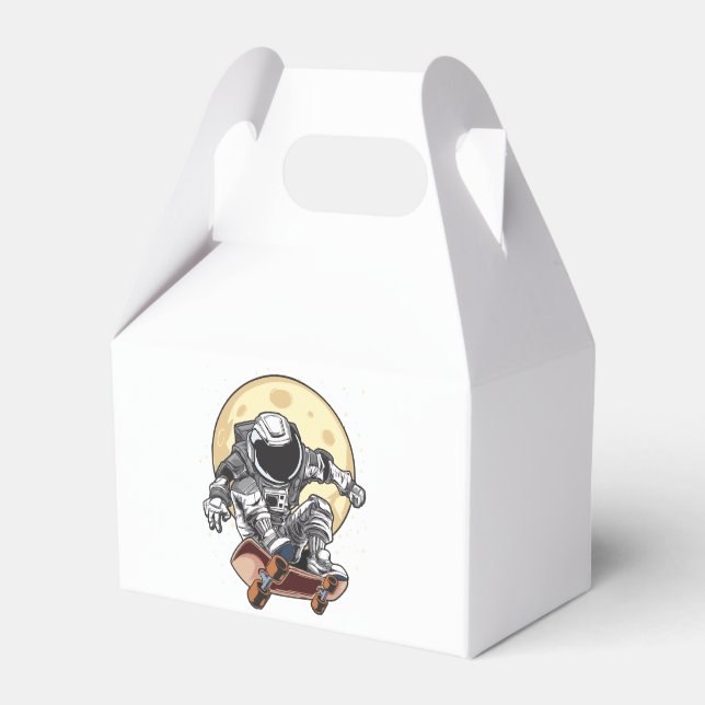 Astronaut Skate Favour Box (Front Side)