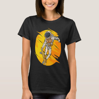 Astronaut Skateboard Skating Space Cosmos Astronau T-Shirt