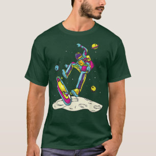 Astronaut Skateboarding Astronaut Skateboard Skat T-Shirt