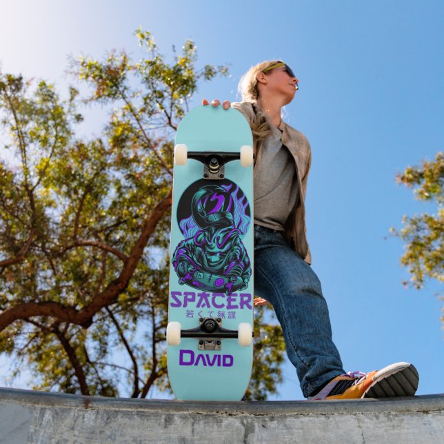 Astronaut Skater Skateboard (Outdoor 1)