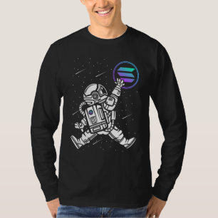 Astronaut Solana Coin Crypto Token Cryptocurrency  T-Shirt