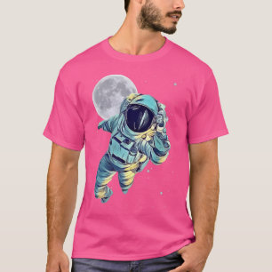Astronaut Space Aesthetic colourful Eclipse Space T-Shirt