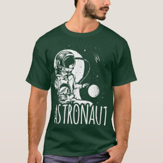 Astronaut Space Astronomy Planets Rocket T-Shirt