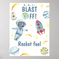 Astronaut Space Birthday Rocket fuel