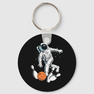 Astronaut Space Bowling Cool Astronaut Bowling Lov Key Ring