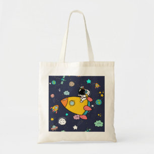 Astronaut Space Cartoon Tote Bag