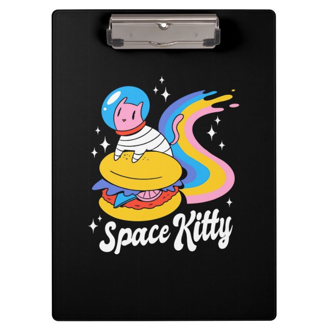 Astronaut Space Cat Clipboard (Front)