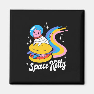 Astronaut Space Cat Magnet