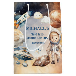 Astronaut Space First Trip Around The Sun Gift Bag