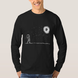 Astronaut Space Golf Player Funny Galaxy Space Lov T-Shirt