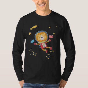 astronaut space lion wear galaxy T-Shirt