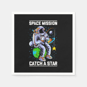 Astronaut Space Mission Catch A Star Napkin