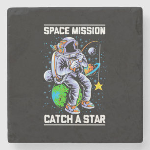 Astronaut Space Mission Catch A Star Stone Coaster