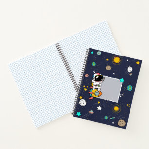 Astronaut Space Party Notebook
