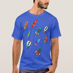 Astronaut Spaceship Rocket T-Shirt