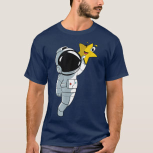 Astronaut Star Planet T-Shirt